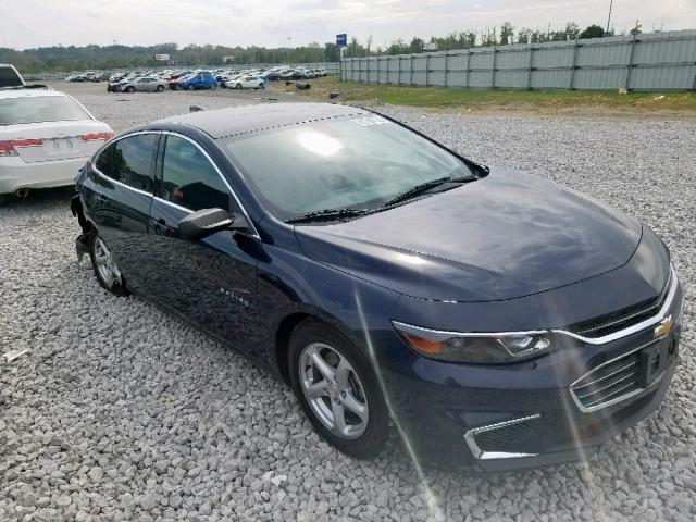 1G1ZB5ST1HF278607 - 2017 CHEVROLET MALIBU LS BLUE photo 1