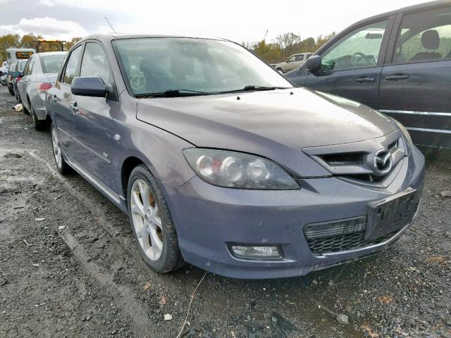 JM1BK344271739456 - 2007 MAZDA 3 HATCHBAC GRAY photo 1