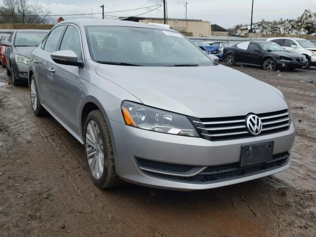 1VWBP7A34CC103542 - 2012 VOLKSWAGEN PASSAT SE SILVER photo 1