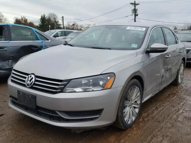 1VWBP7A34CC103542 - 2012 VOLKSWAGEN PASSAT SE SILVER photo 2