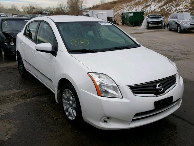 3N1AB6AP2CL688672 - 2012 NISSAN SENTRA 2.0 WHITE photo 1