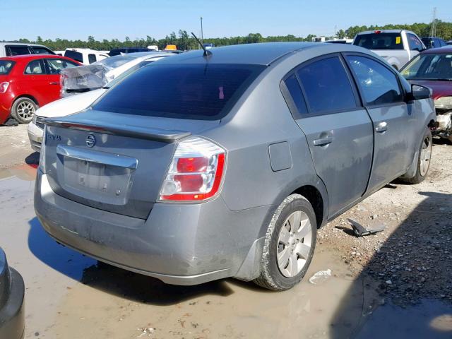 3N1AB6AP3CL708878 - 2012 NISSAN SENTRA 2.0 GRAY photo 4