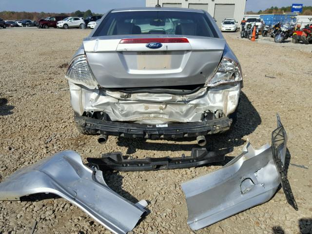 3FAHP0KC9BR167861 - 2011 FORD FUSION SPO SILVER photo 9