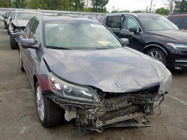 1HGCR2F82DA114899 - 2013 HONDA ACCORD EXL GRAY photo 1