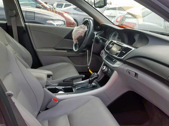 1HGCR2F82DA114899 - 2013 HONDA ACCORD EXL GRAY photo 5