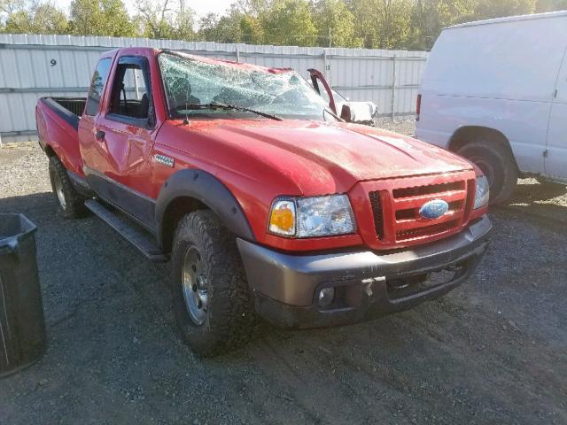 1FTZR45E16PA37518 - 2006 FORD RANGER SUP RED photo 1