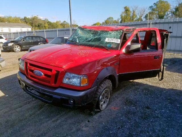 1FTZR45E16PA37518 - 2006 FORD RANGER SUP RED photo 2