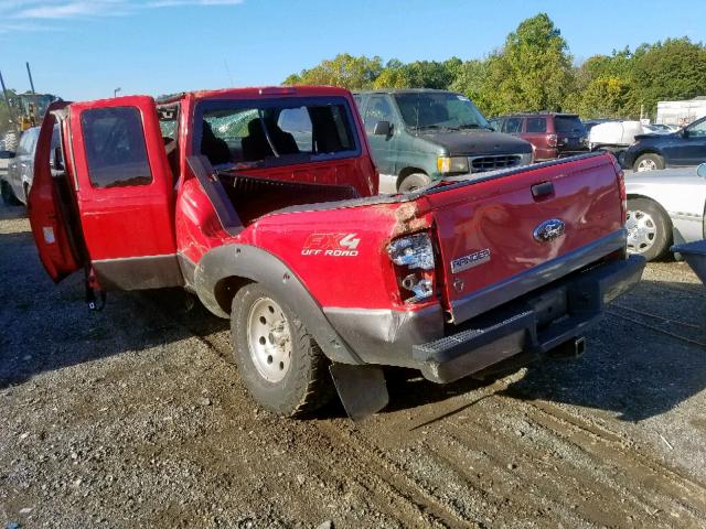 1FTZR45E16PA37518 - 2006 FORD RANGER SUP RED photo 3