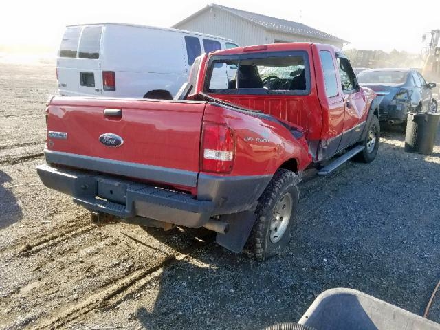 1FTZR45E16PA37518 - 2006 FORD RANGER SUP RED photo 4