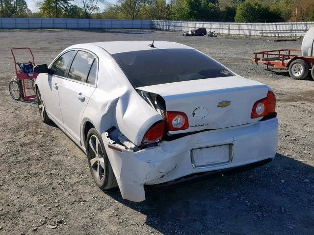 1G1ZC5E11BF188923 - 2011 CHEVROLET MALIBU 1LT 白色 照片 3