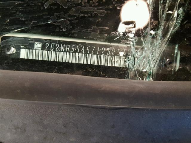 2G2WR554571232542 - 2007 PONTIAC GRAND PRIX WHITE photo 10