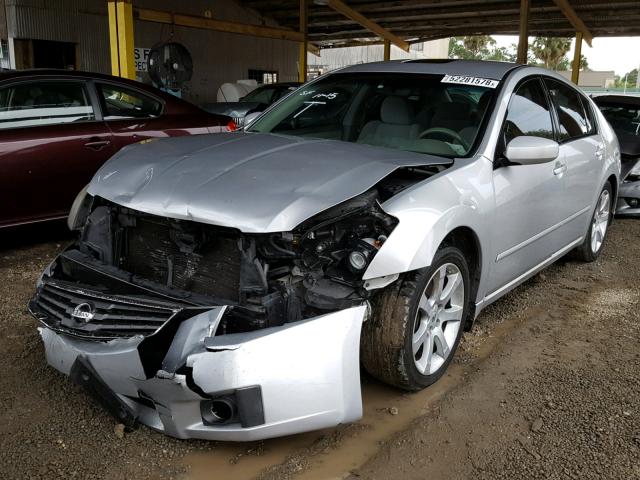 1N4BA41E97C812936 - 2007 NISSAN MAXIMA SE SILVER photo 2