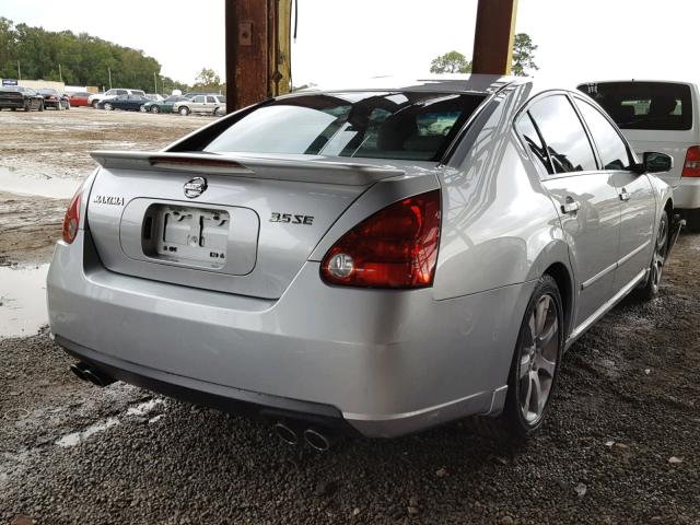 1N4BA41E97C812936 - 2007 NISSAN MAXIMA SE SILVER photo 4