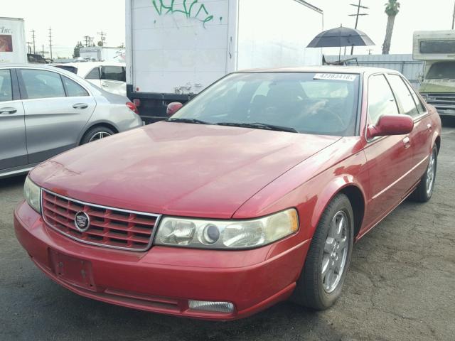 1G6KY54952U297353 - 2002 CADILLAC SEVILLE ST RED photo 2