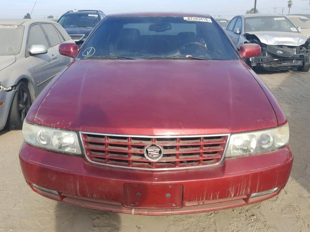 1G6KY54952U297353 - 2002 CADILLAC SEVILLE ST RED photo 9