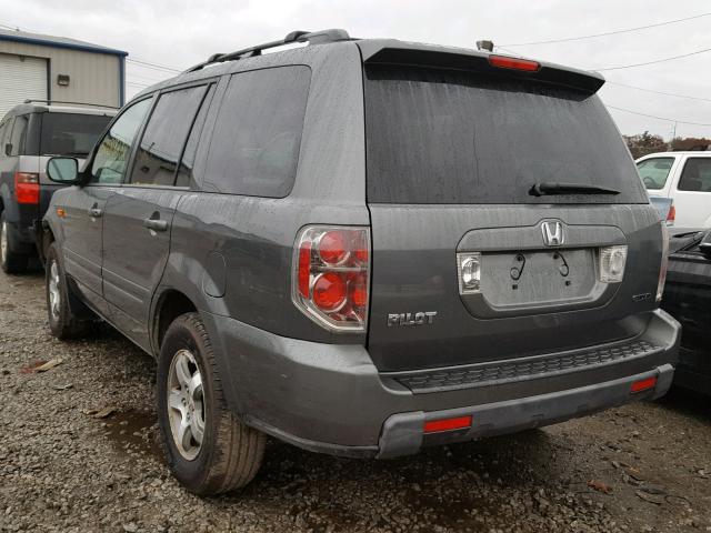 5FNYF18368B046399 - 2008 HONDA PILOT SE GRAY photo 3