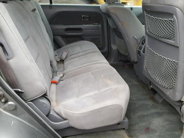 5FNYF18368B046399 - 2008 HONDA PILOT SE GRAY photo 6