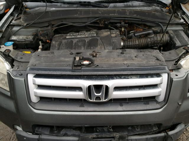 5FNYF18368B046399 - 2008 HONDA PILOT SE GRAY photo 7