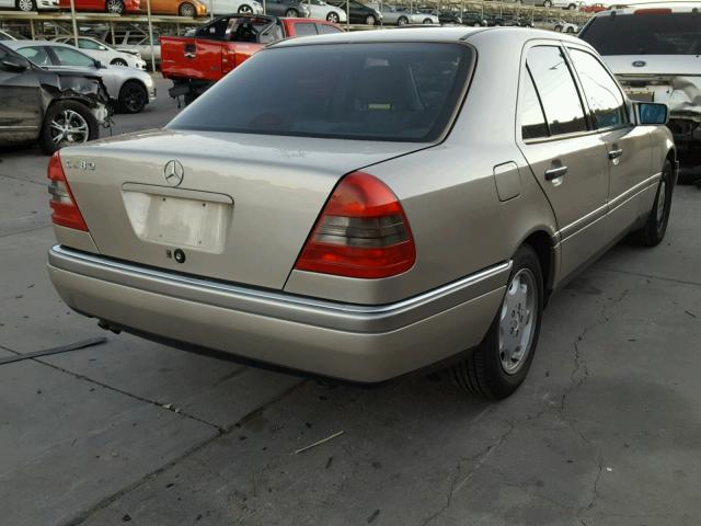 WDBHA28E5VF542550 - 1997 MERCEDES-BENZ C 280 BEIGE photo 4