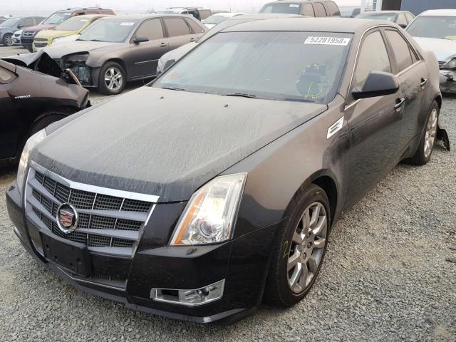 1G6DV57V180210252 - 2008 CADILLAC CTS HI FEA BLACK photo 2