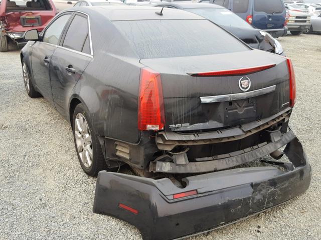 1G6DV57V180210252 - 2008 CADILLAC CTS HI FEA BLACK photo 3