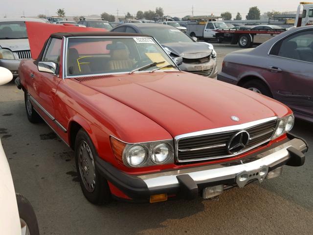 WDBBA48D8JA088228 - 1988 MERCEDES-BENZ 560 SL RED photo 1