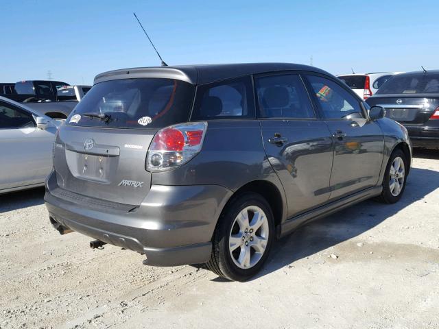 2T1KR30E77C625412 - 2007 TOYOTA COROLLA MA GRAY photo 4