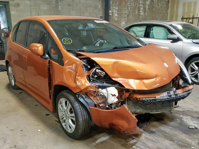 JHMGE8H51BC004041 - 2011 HONDA FIT SPORT ORANGE photo 1