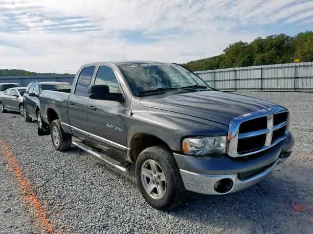 1D7HU18D05S162684 - 2005 DODGE RAM 1500 S GRAY photo 1