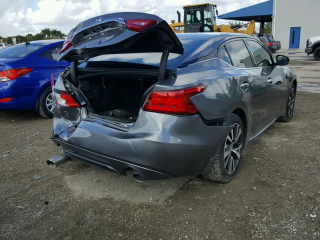 1N4AA6AP3GC447999 - 2016 NISSAN MAXIMA 3.5 GRAY photo 4