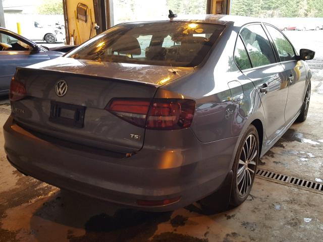 3VWD17AJ1GM397284 - 2016 VOLKSWAGEN JETTA SPOR GRAY photo 4