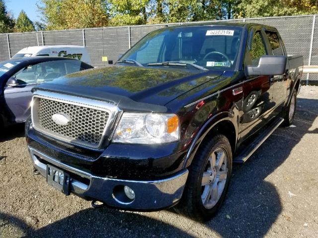 1FTPW14V07FB45698 - 2007 FORD F150 SUPER BLACK photo 2