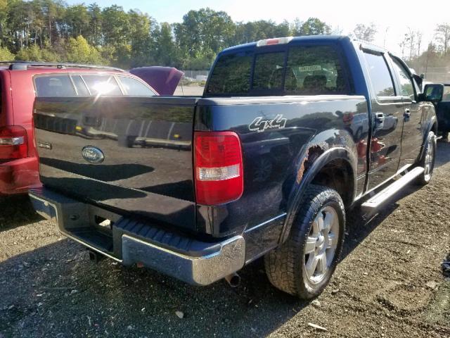 1FTPW14V07FB45698 - 2007 FORD F150 SUPER BLACK photo 4