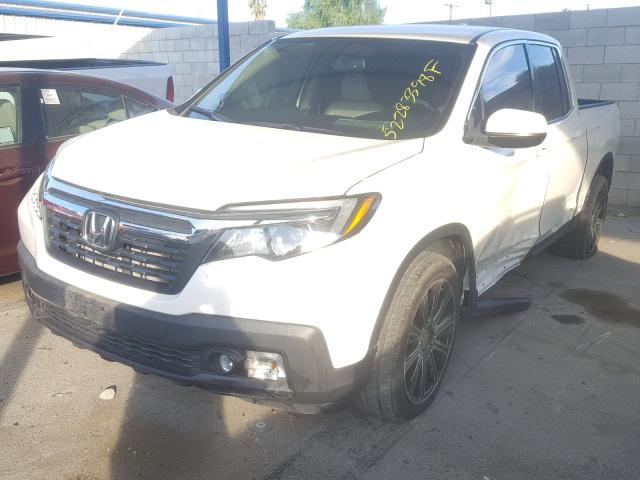 5FPYK2F60HB003425 - 2017 HONDA RIDGELINE WHITE photo 2