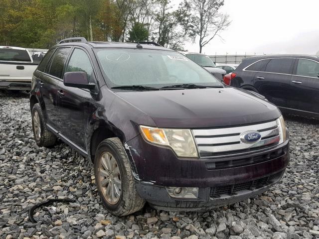 2FMDK38C47BB25454 - 2007 FORD EDGE SEL BLACK photo 1