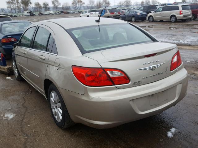 1C3LC46B99N560060 - 2009 CHRYSLER SEBRING LX BEIGE photo 3