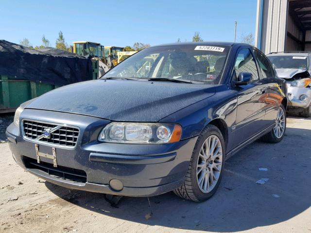 YV1RS547762509032 - 2006 VOLVO S60 T5 BLUE photo 2