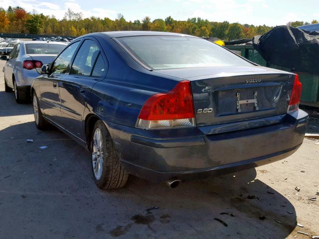 YV1RS547762509032 - 2006 VOLVO S60 T5 BLUE photo 3