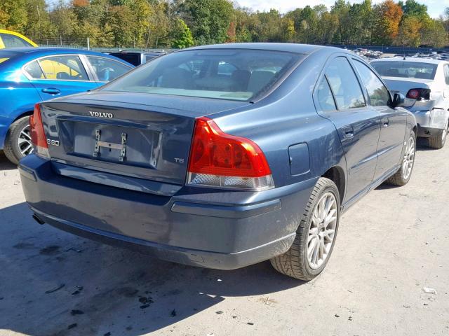 YV1RS547762509032 - 2006 VOLVO S60 T5 BLUE photo 4