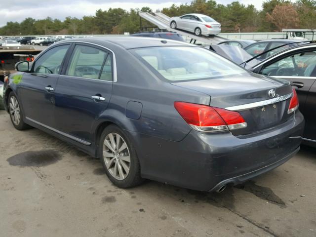 4T1BK3DB7BU433189 - 2011 TOYOTA AVALON BAS Մոխրագույն լուսանկար 3