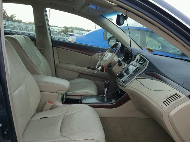 4T1BK3DB7BU433189 - 2011 TOYOTA AVALON BAS Մոխրագույն լուսանկար 5