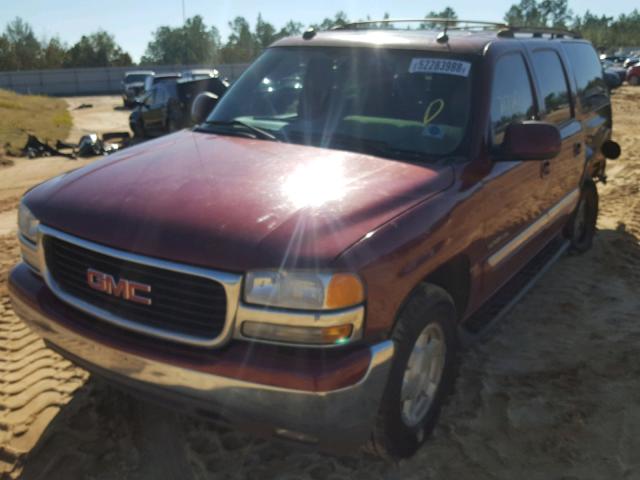 1GKEC16Z65J180177 - 2005 GMC YUKON XL C RED photo 2