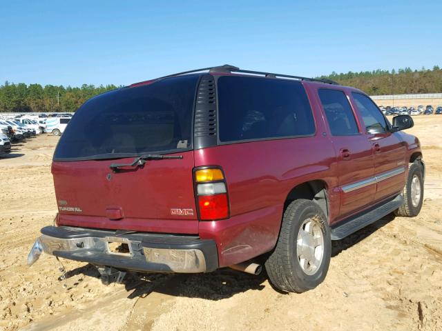 1GKEC16Z65J180177 - 2005 GMC YUKON XL C RED photo 4