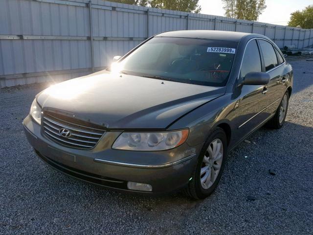 KMHFC46F46A079126 - 2006 HYUNDAI AZERA SE GREEN photo 2