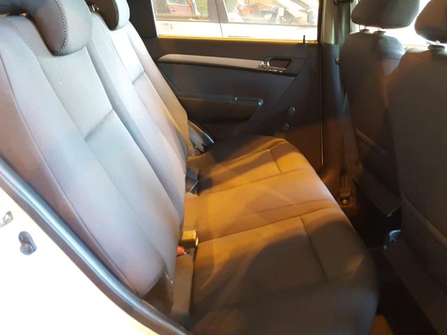 KL1TD56677B064066 - 2007 CHEVROLET AVEO BASE Ақ фото 6