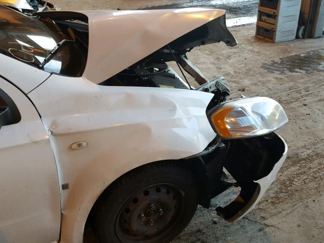 KL1TD56677B064066 - 2007 CHEVROLET AVEO BASE Ақ фото 9