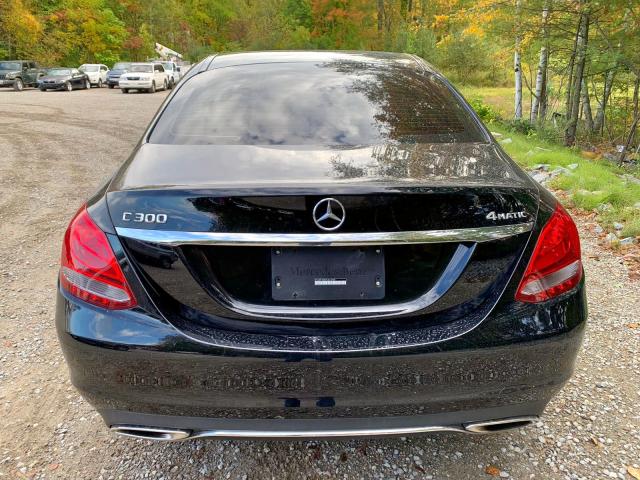 55SWF4KB6FU023404 - 2015 MERCEDES-BENZ C 300 4MAT BLACK photo 8