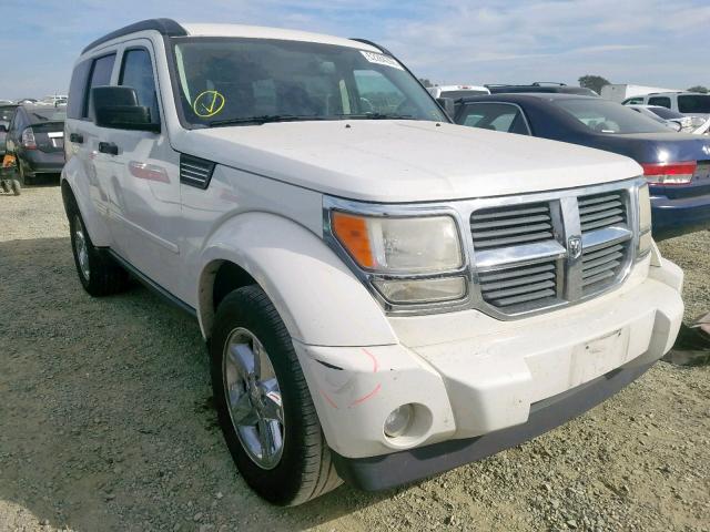 1D8GU58K57W678984 - 2007 DODGE NITRO SLT WHITE photo 1