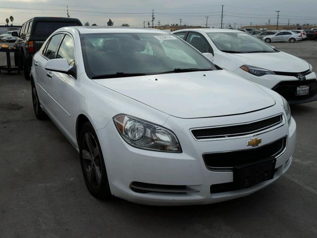 1G1ZC5E04CF332859 - 2012 CHEVROLET MALIBU 1LT WHITE photo 1