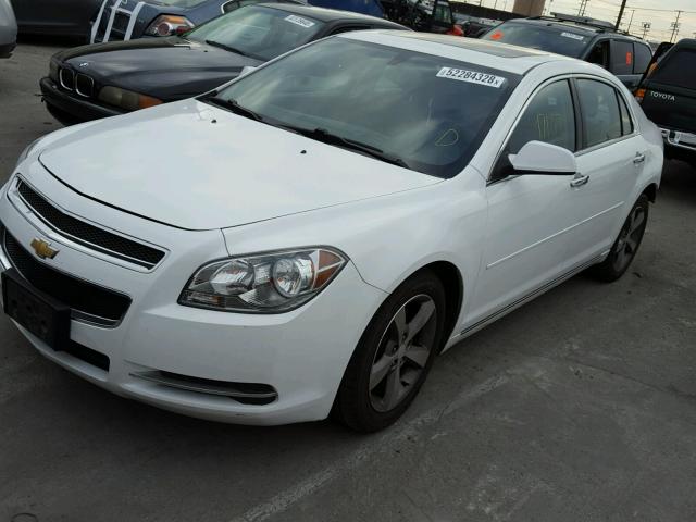 1G1ZC5E04CF332859 - 2012 CHEVROLET MALIBU 1LT WHITE photo 2